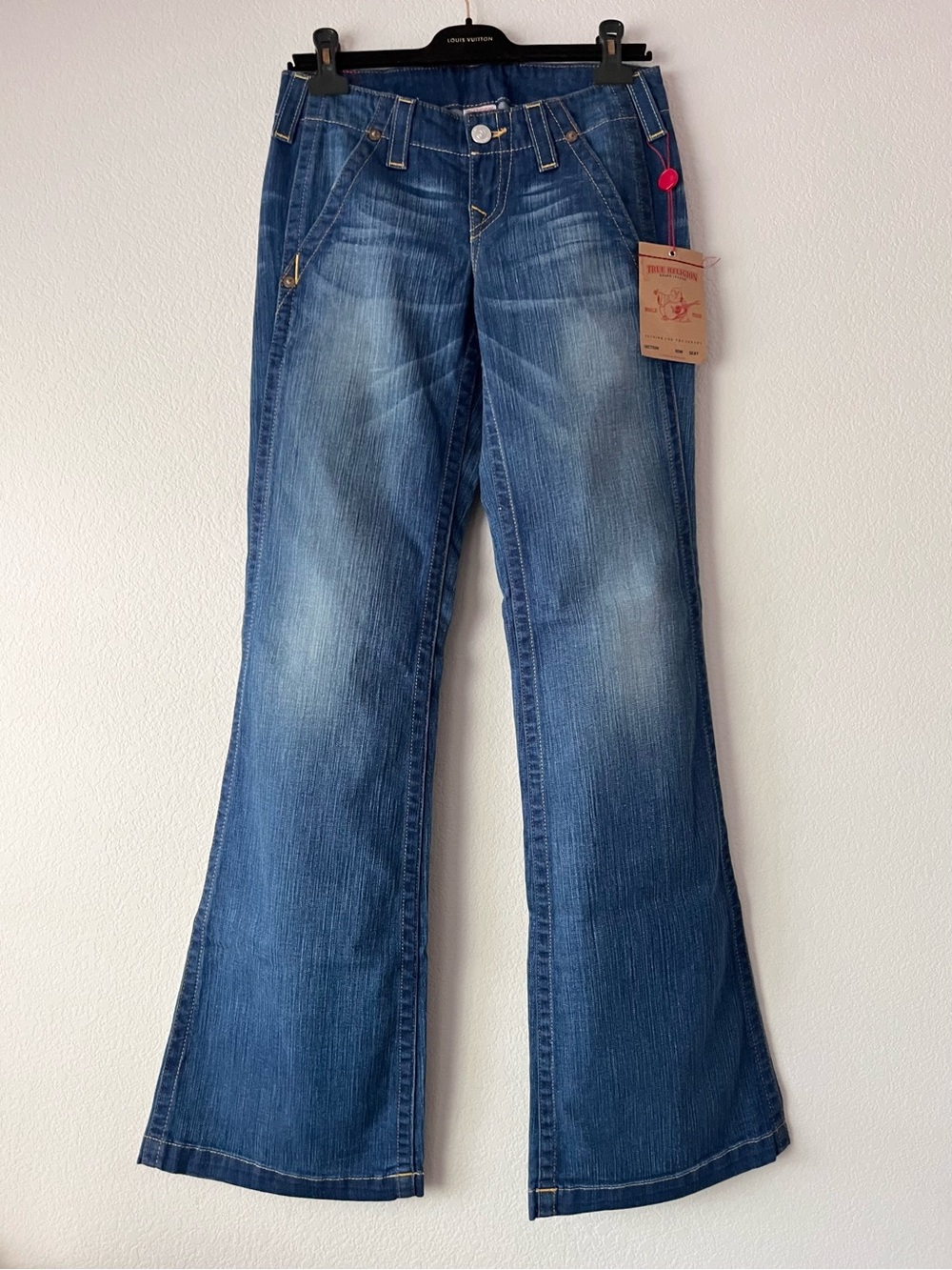 True Religion USA wide leg Sammy trouser flare jeans y2k